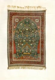 Antique Shiraz Prayer Rug
