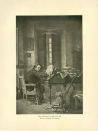 Beethoven In His Study