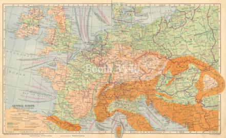Central Europe Political And Economic Map