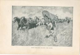 Early Settlers Crossing The Plains