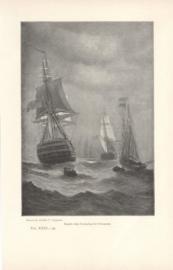 English Ships Blockading The Chesapeake