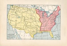 Map Of The United States Shwoing Acquistion Of Territory