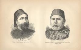 Midhat Pasha And Hussein Avni Pasha