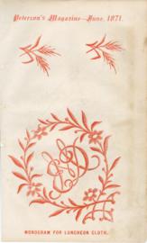 Mongram For Luncheon Cloth