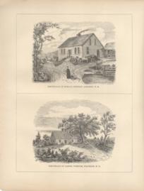 New Hampshir Birth Places Of Horace Greeley Amhertst And Daniel Webster Franklin