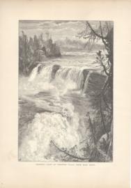 New York General View Of Trenton Falls From East Bank