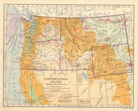 Northwestern States Political And Economic Map