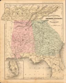 Tennessee Georgia Alabama And Florida
