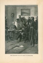 The Surrender Of Lee To Grant At Appomattox