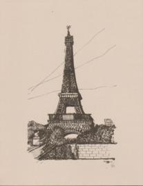 Eiffel Tower (On Gray)