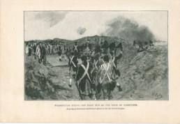 Washington Firing The Firs Gun At The Siege Of Yourksgtown