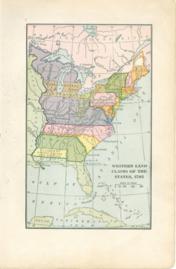 Western Land Claims Of The States 1783