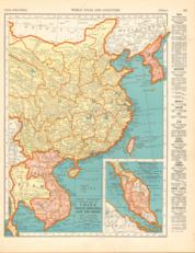 China And French Indochina And Siam And Chosen