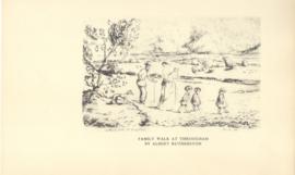 Family Walk At Througham